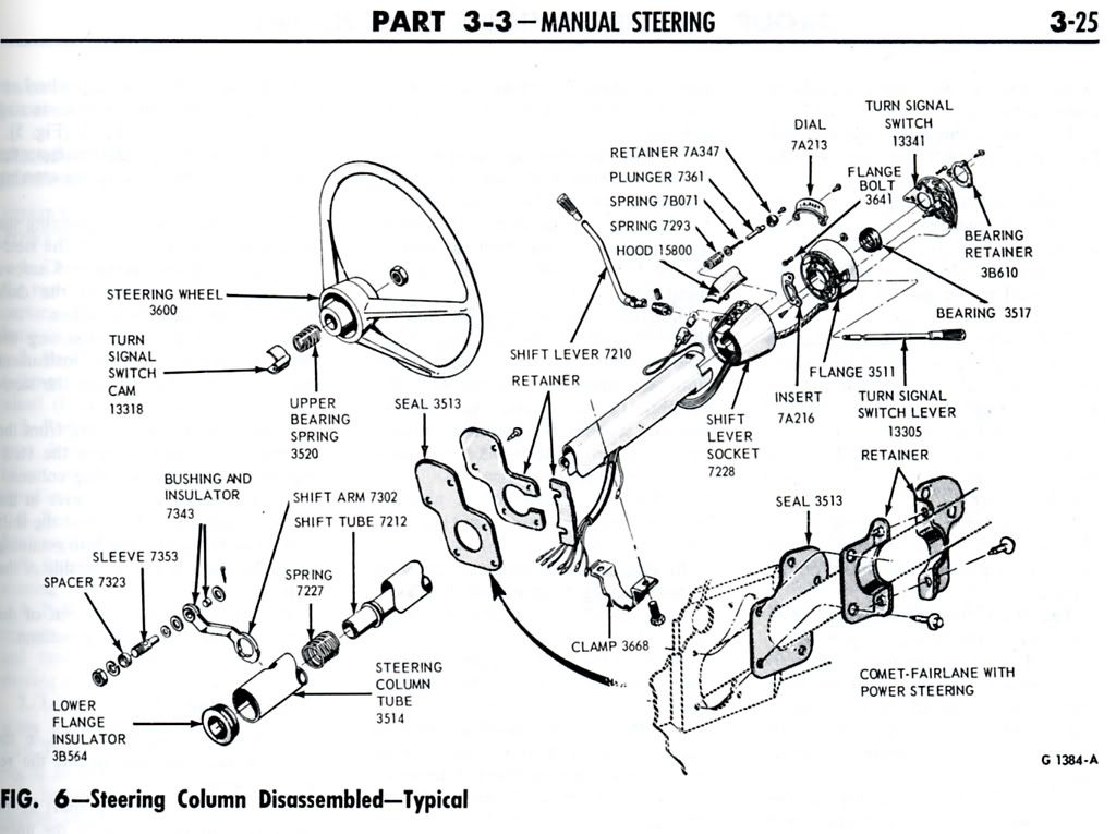 Picture 1954 Cadillac Steering Column The H.A.M.B.